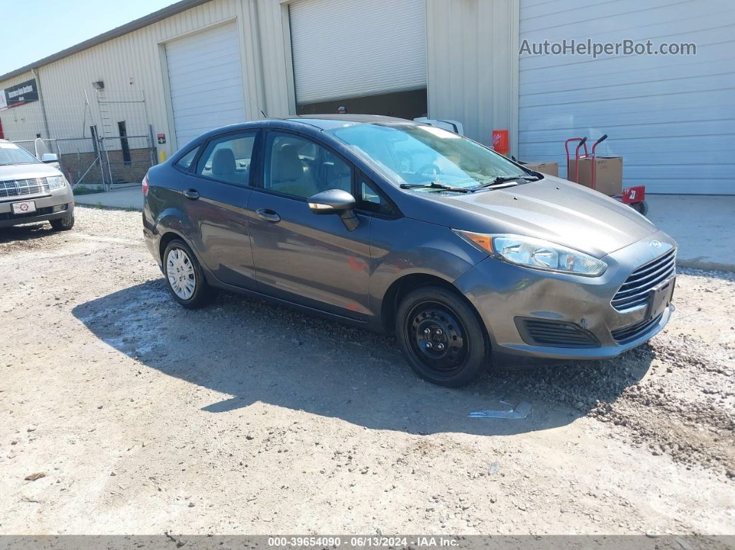 2015 Ford Fiesta Se Gray vin: 3FADP4BE1FM181344