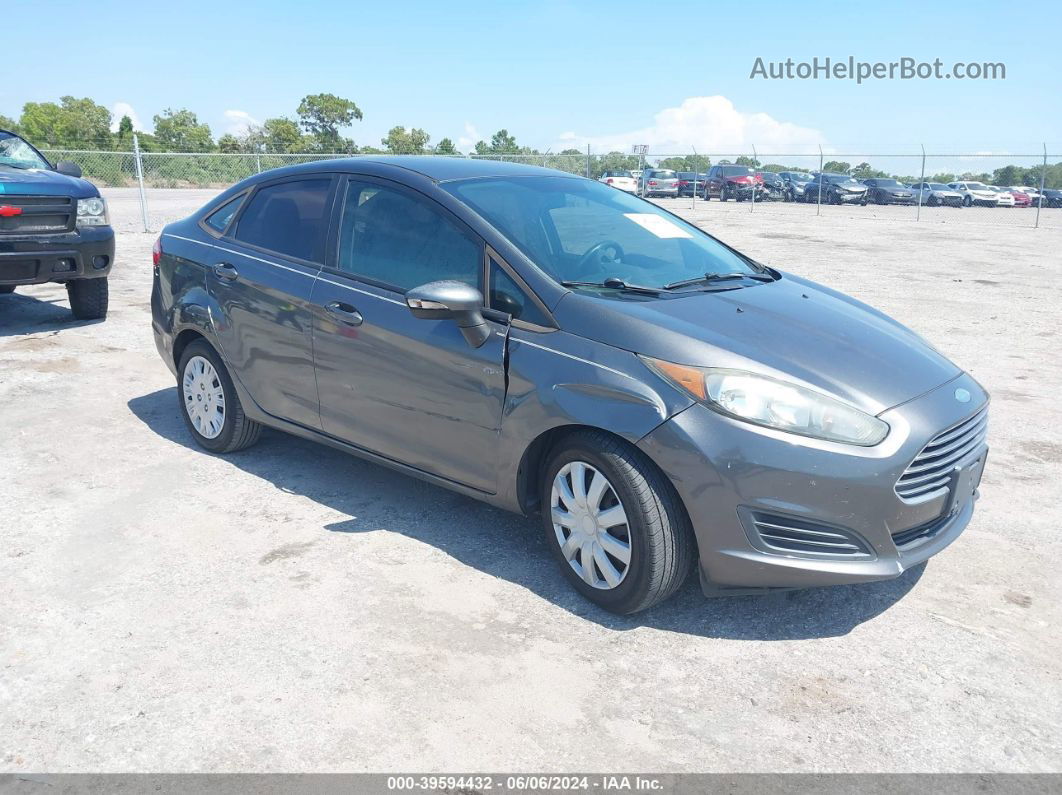 2015 Ford Fiesta Se Gray vin: 3FADP4BE5FM178589