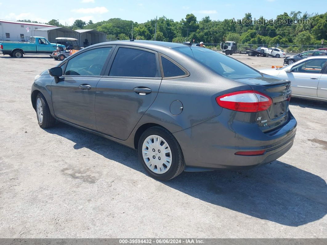 2015 Ford Fiesta Se Gray vin: 3FADP4BE5FM178589