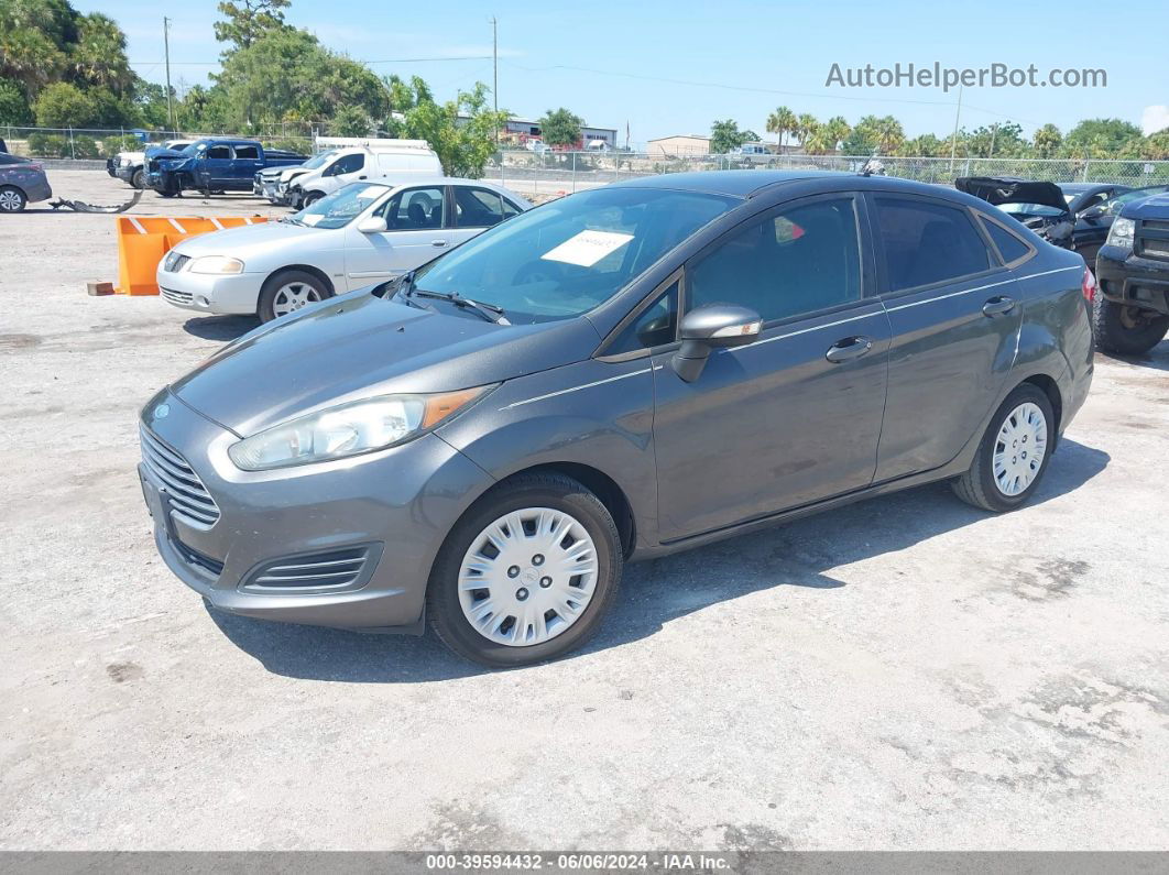 2015 Ford Fiesta Se Gray vin: 3FADP4BE5FM178589