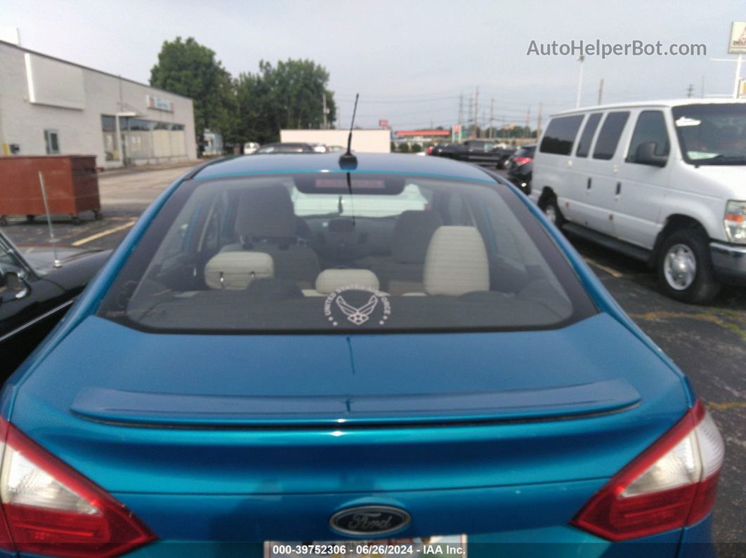 2015 Ford Fiesta Se Blue vin: 3FADP4BE6FM113413