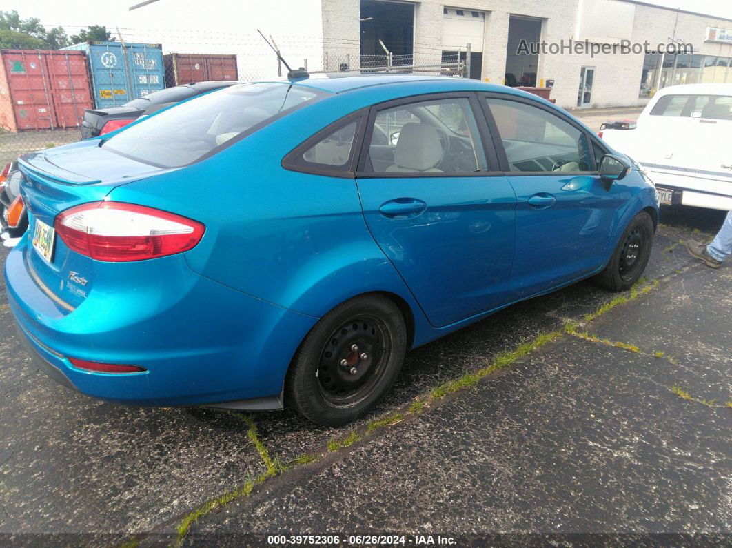 2015 Ford Fiesta Se Blue vin: 3FADP4BE6FM113413