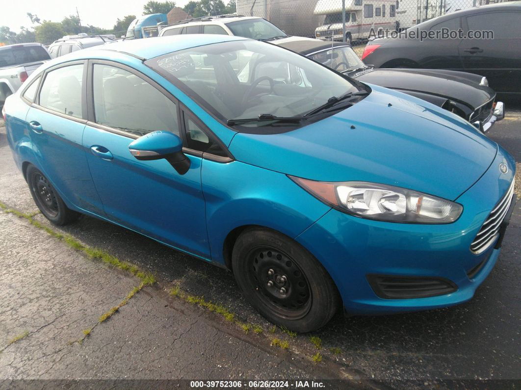 2015 Ford Fiesta Se Blue vin: 3FADP4BE6FM113413