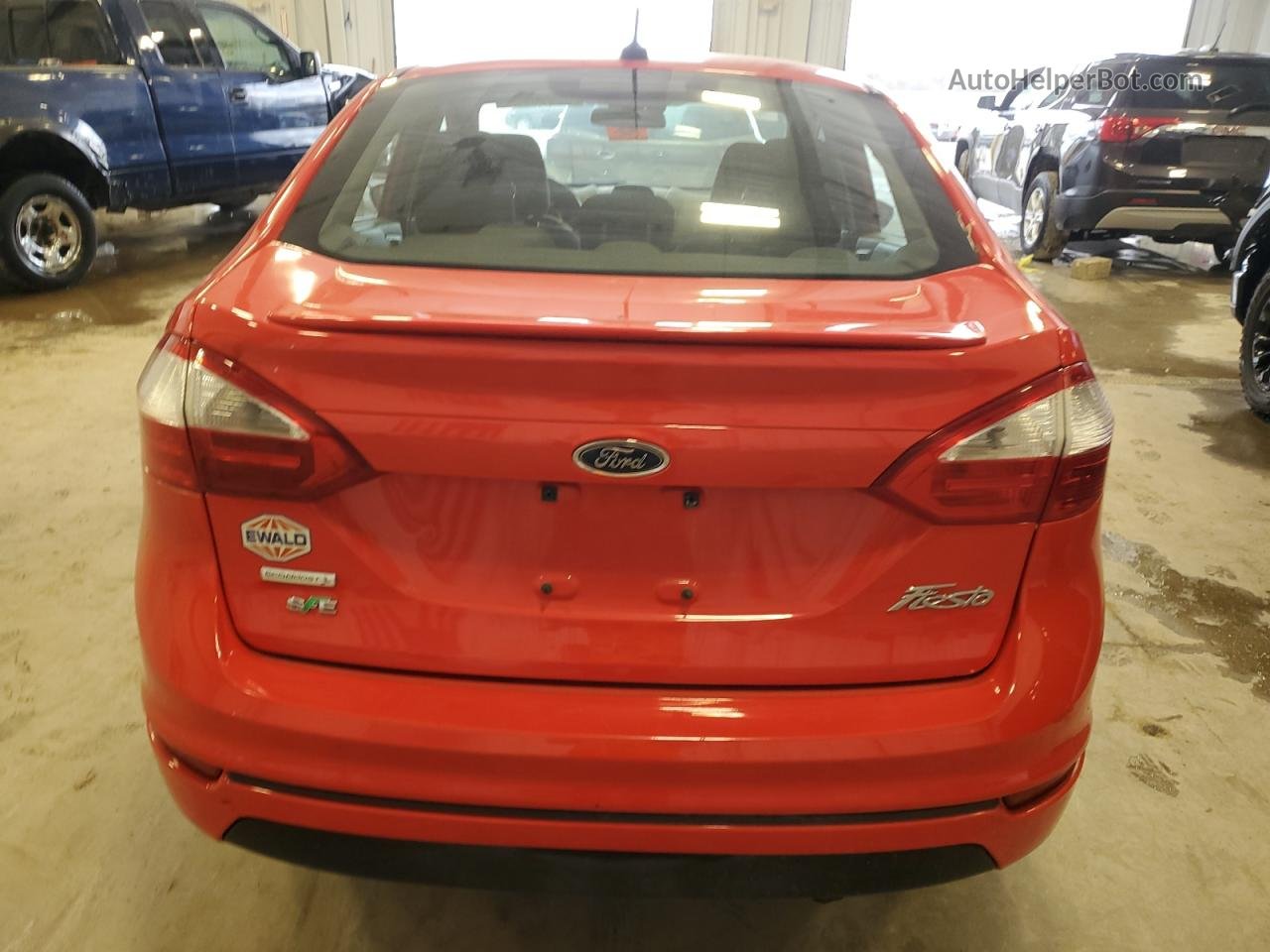 2015 Ford Fiesta Se Red vin: 3FADP4BEXFM158029