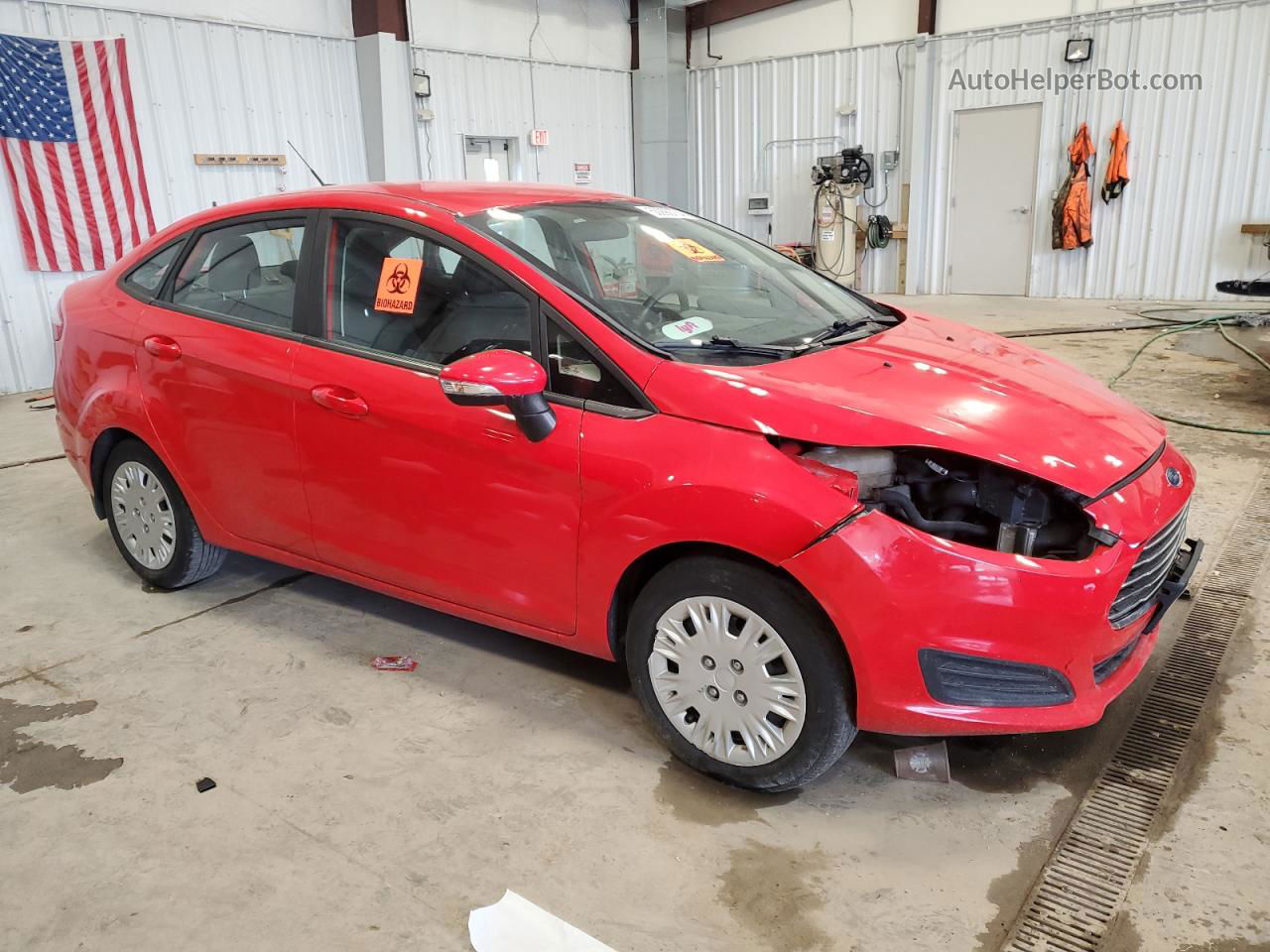 2015 Ford Fiesta Se Red vin: 3FADP4BEXFM158029