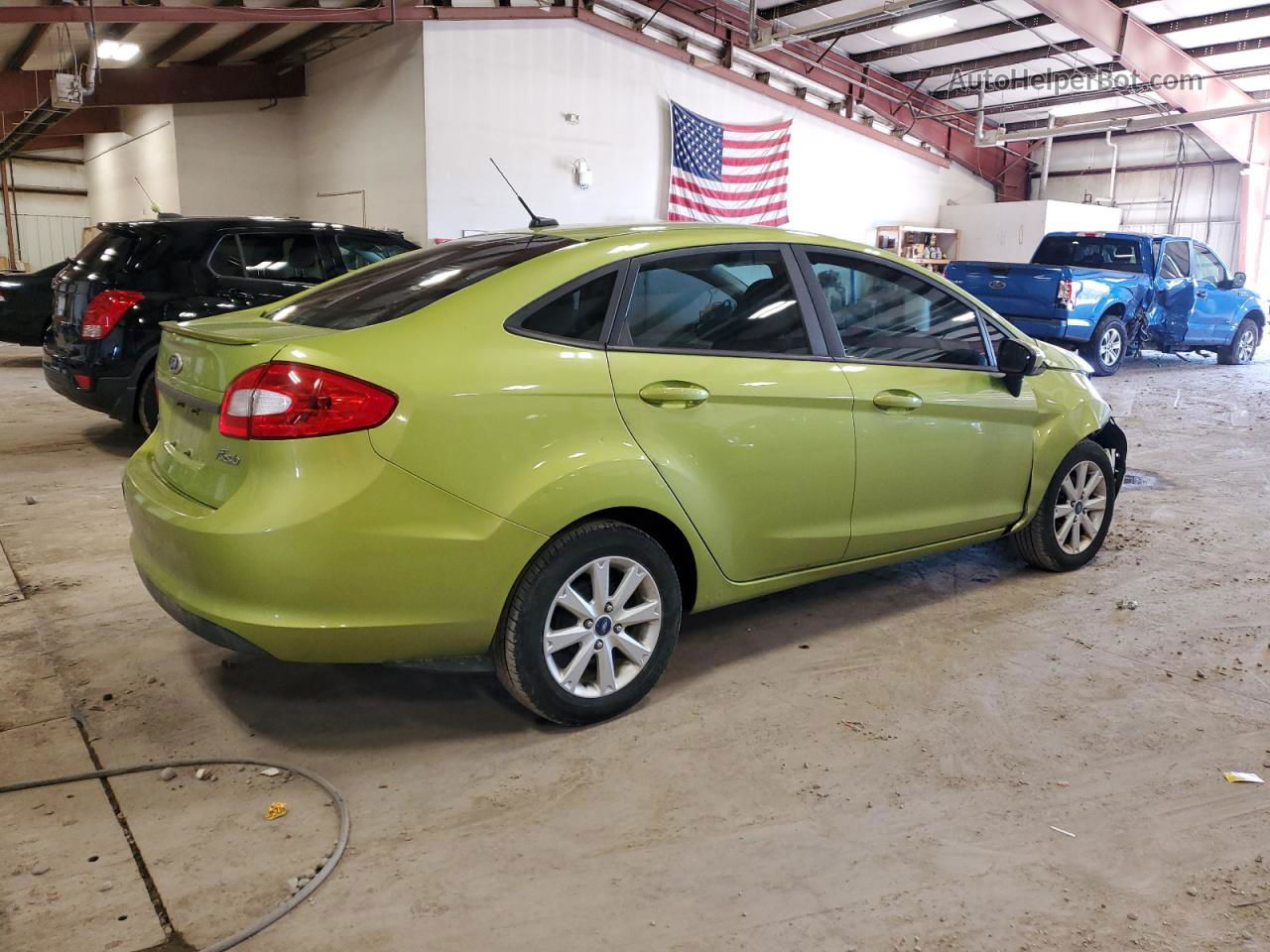 2011 Ford Fiesta Se Green vin: 3FADP4BJ0BM106528