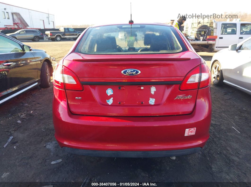 2011 Ford Fiesta Se Red vin: 3FADP4BJ0BM179527