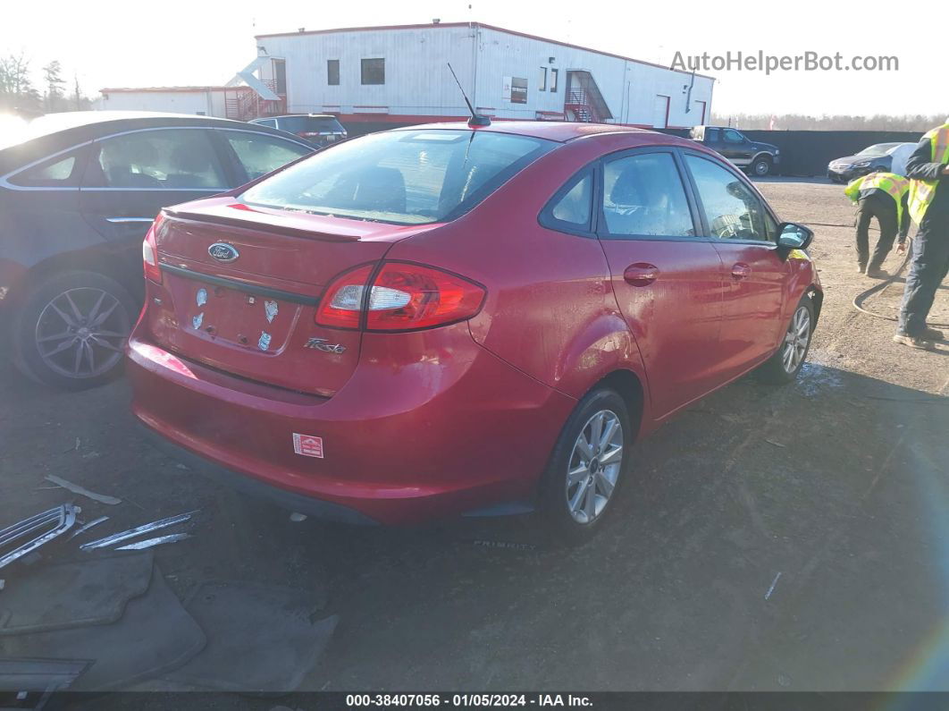 2011 Ford Fiesta Se Red vin: 3FADP4BJ0BM179527