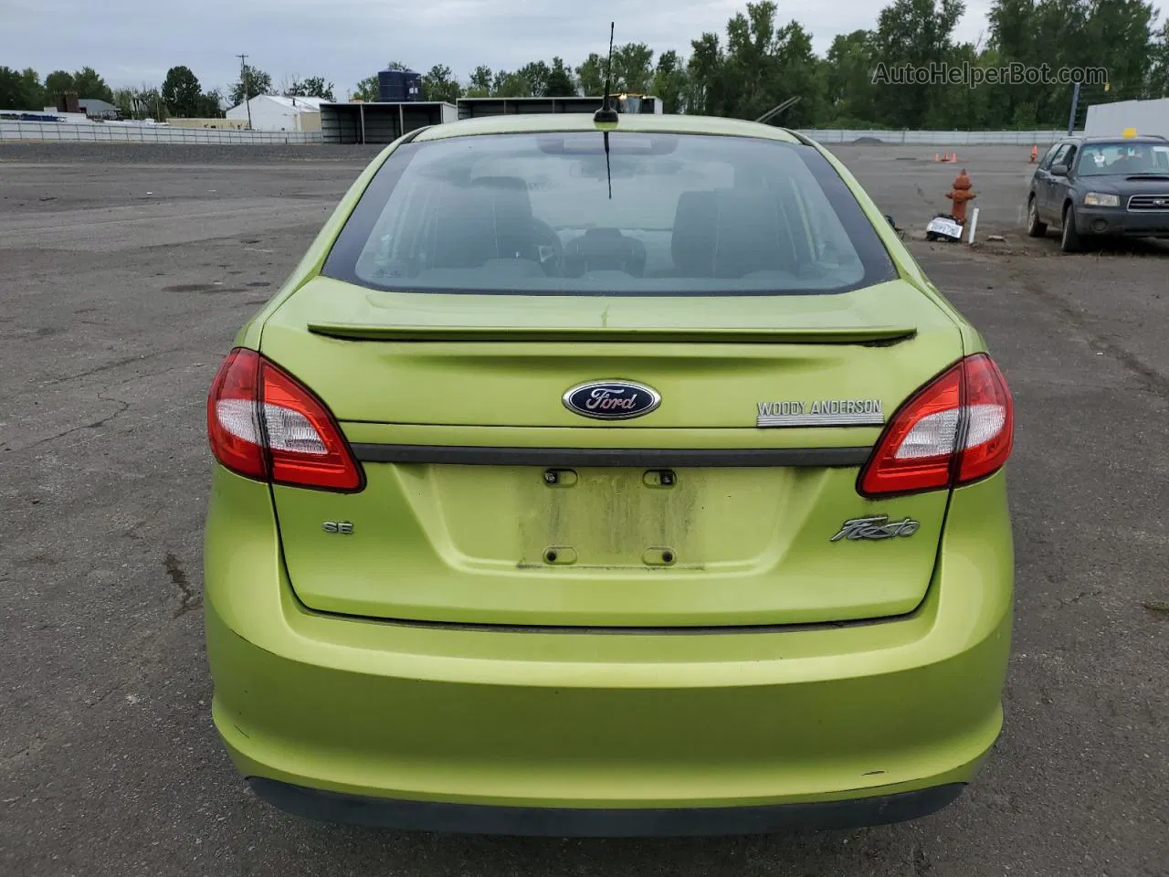 2011 Ford Fiesta Se Green vin: 3FADP4BJ0BM183318