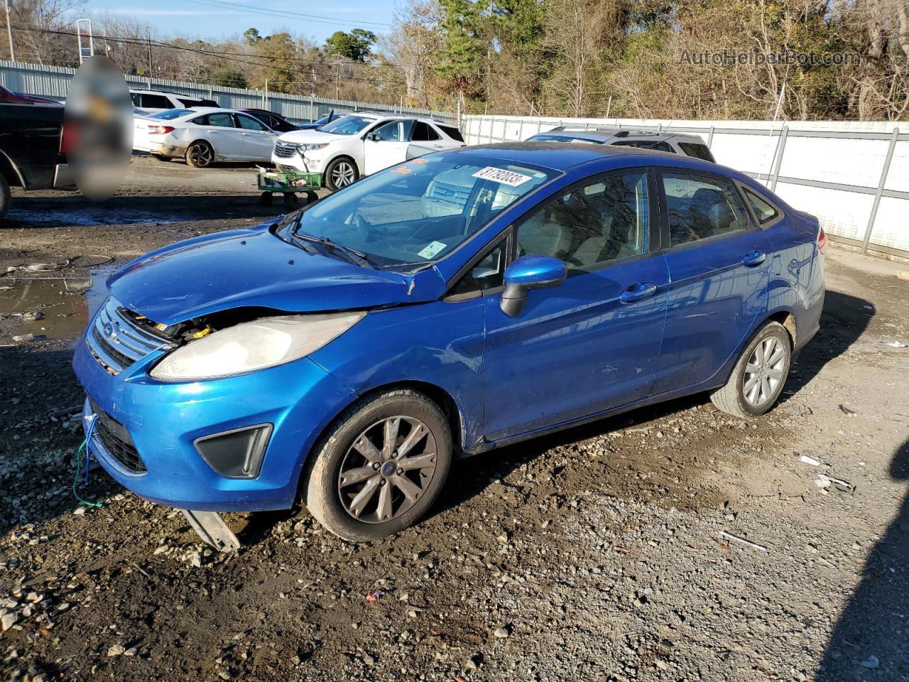 2011 Ford Fiesta Se Blue vin: 3FADP4BJ0BM232047