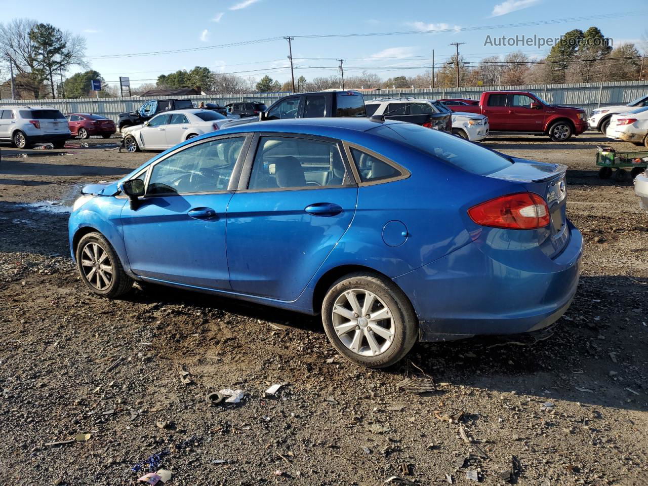 2011 Ford Fiesta Se Blue vin: 3FADP4BJ0BM232047