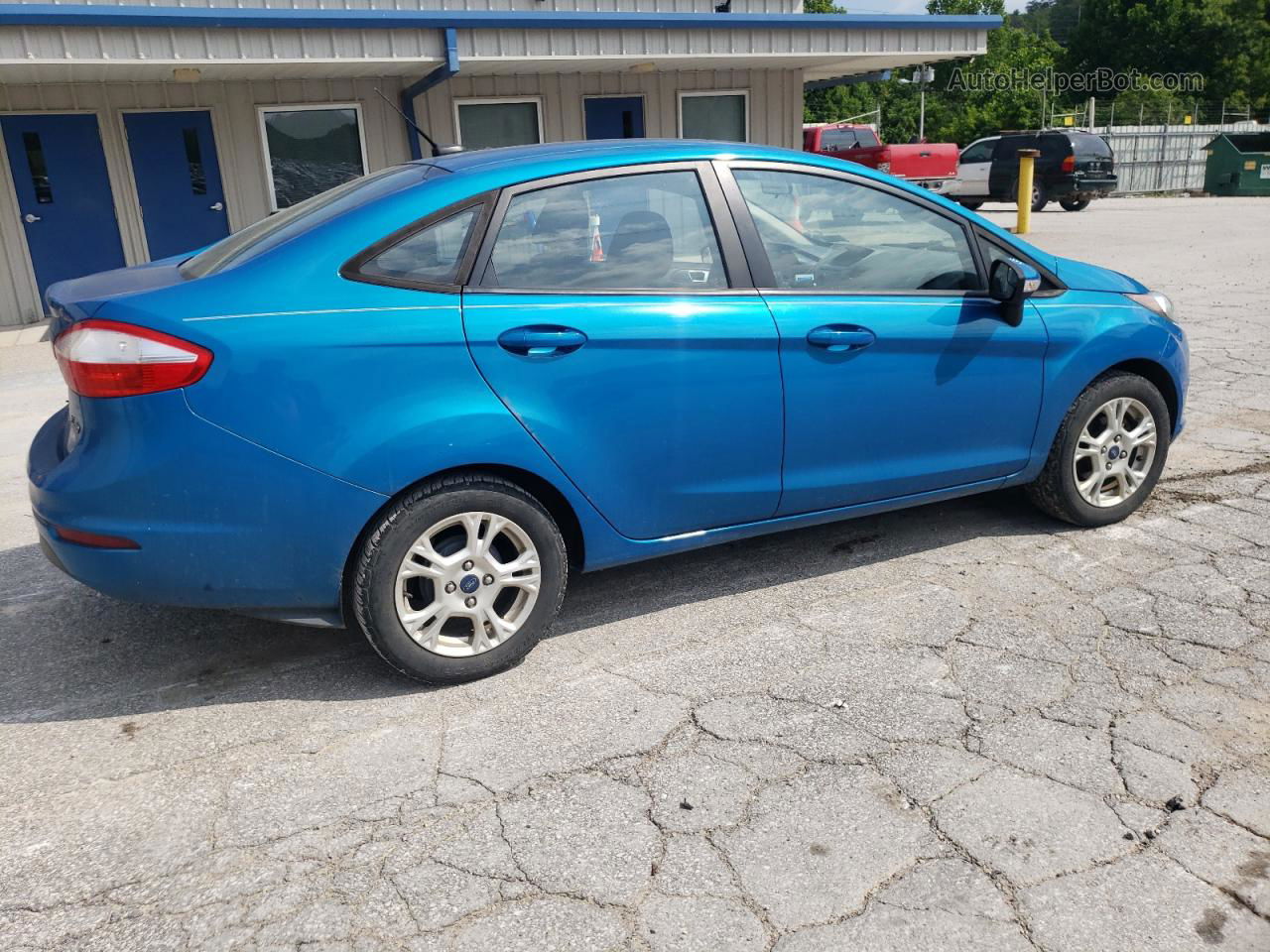 2015 Ford Fiesta Se Blue vin: 3FADP4BJ0FM117499