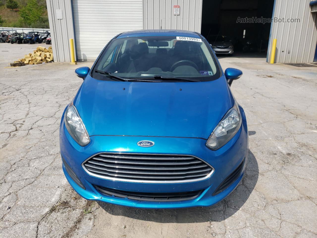 2015 Ford Fiesta Se Синий vin: 3FADP4BJ0FM117499