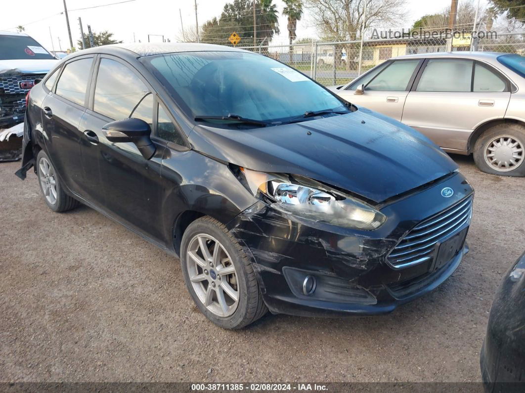 2015 Ford Fiesta Se Black vin: 3FADP4BJ0FM126607