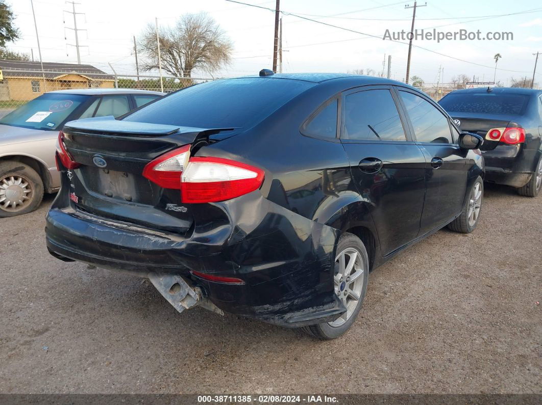 2015 Ford Fiesta Se Black vin: 3FADP4BJ0FM126607