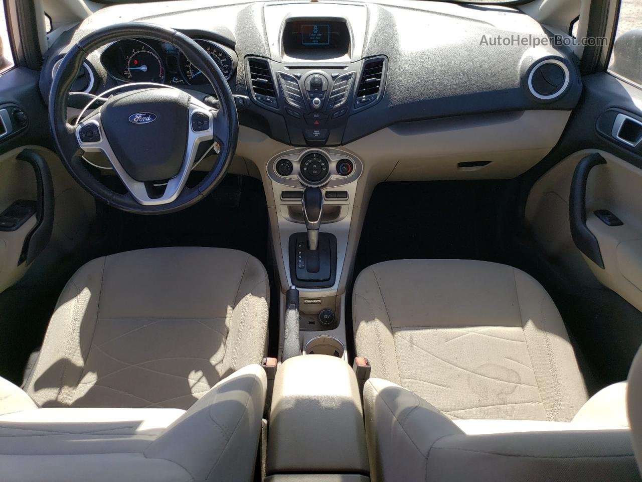 2015 Ford Fiesta Se Gray vin: 3FADP4BJ0FM136053