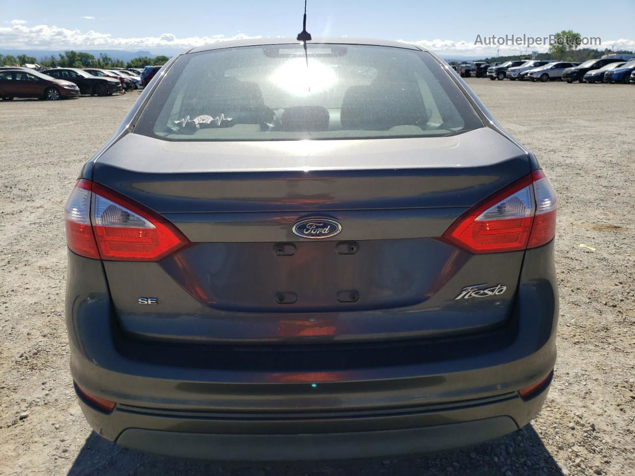 2015 Ford Fiesta Se Gray vin: 3FADP4BJ0FM136053