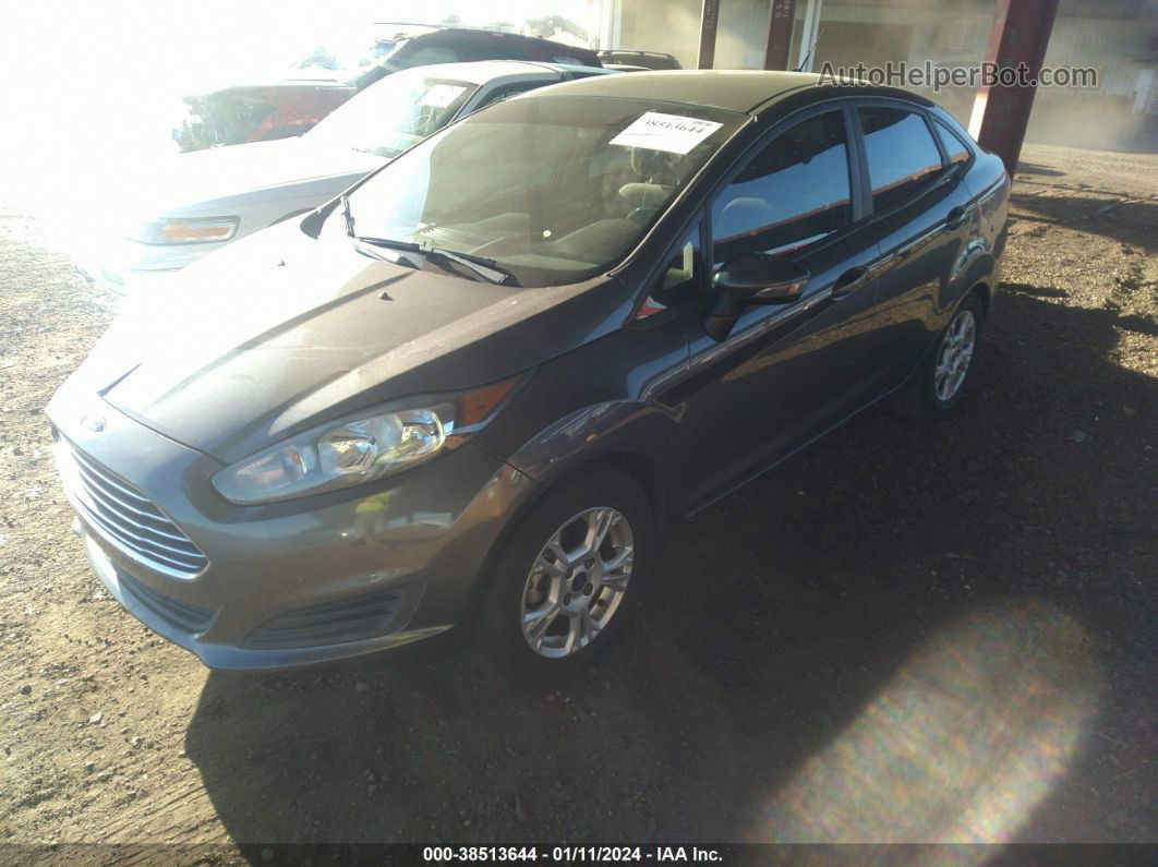 2015 Ford Fiesta Se Gray vin: 3FADP4BJ0FM136201