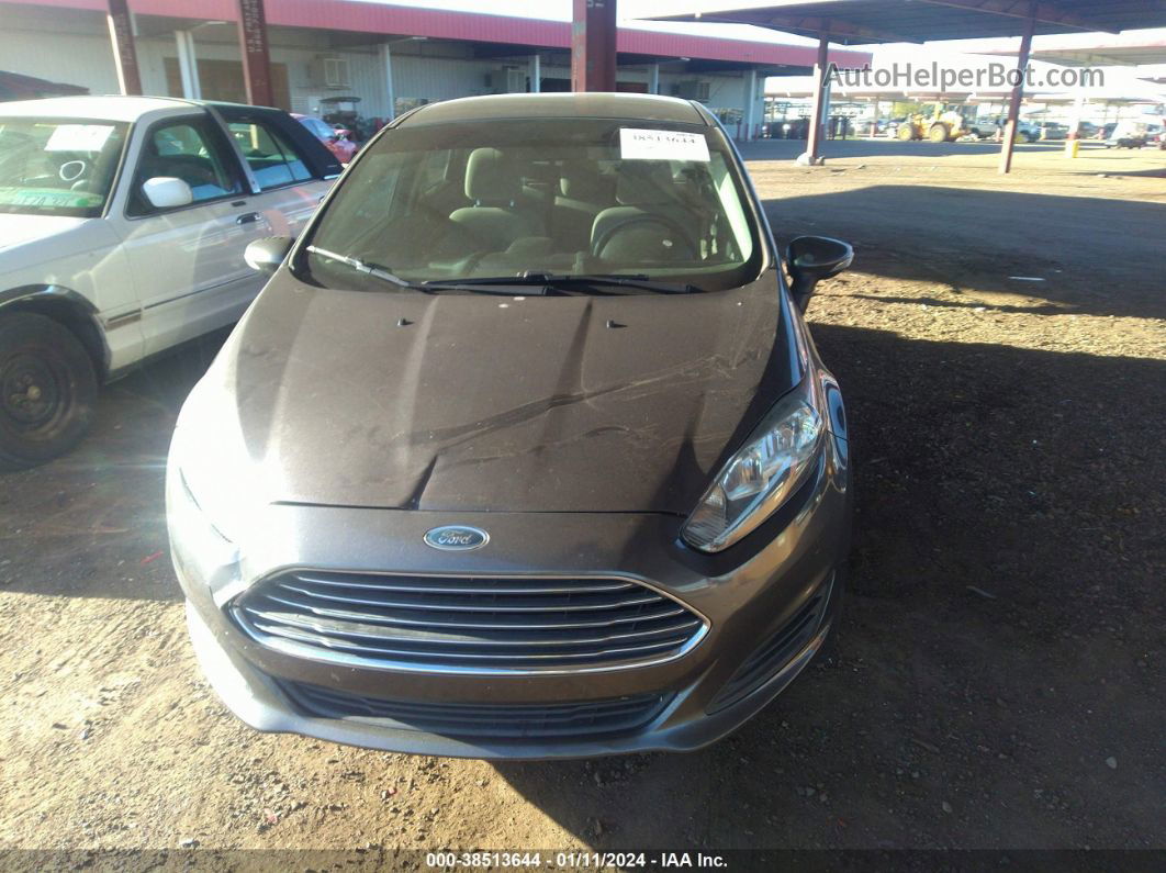 2015 Ford Fiesta Se Gray vin: 3FADP4BJ0FM136201