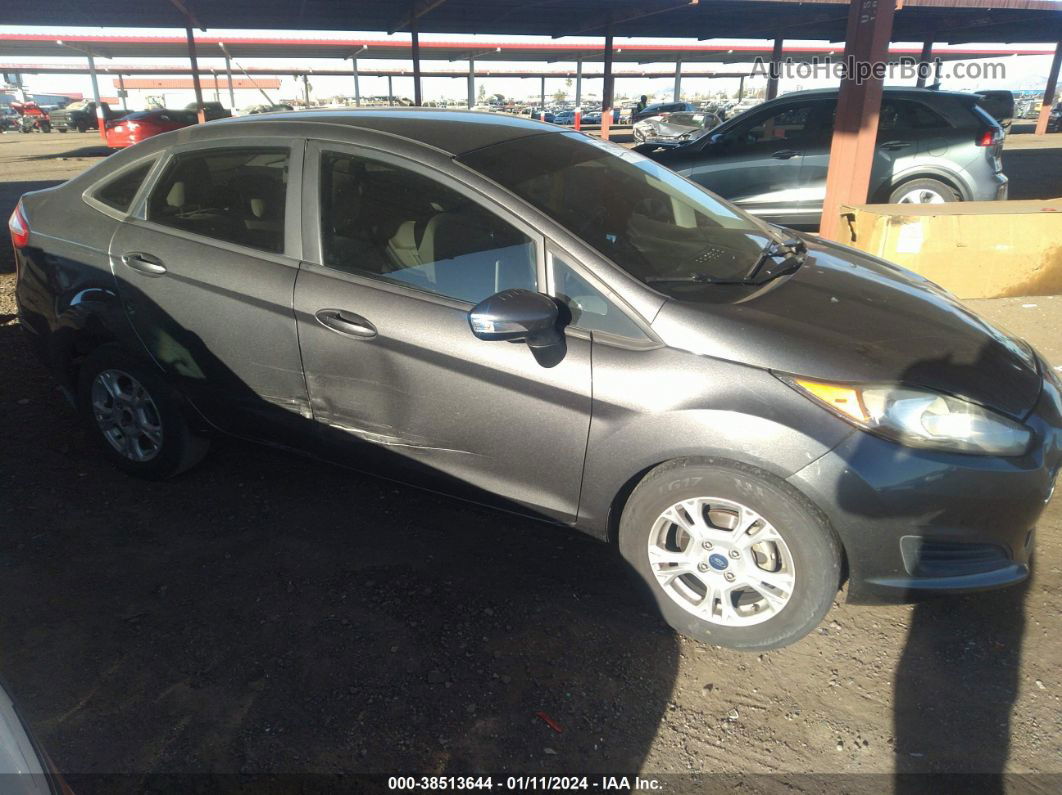 2015 Ford Fiesta Se Gray vin: 3FADP4BJ0FM136201