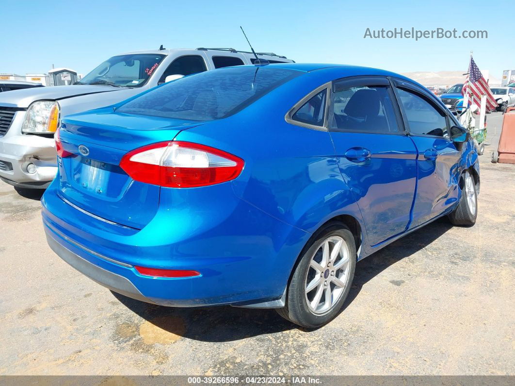 2015 Ford Fiesta Se Синий vin: 3FADP4BJ0FM145738