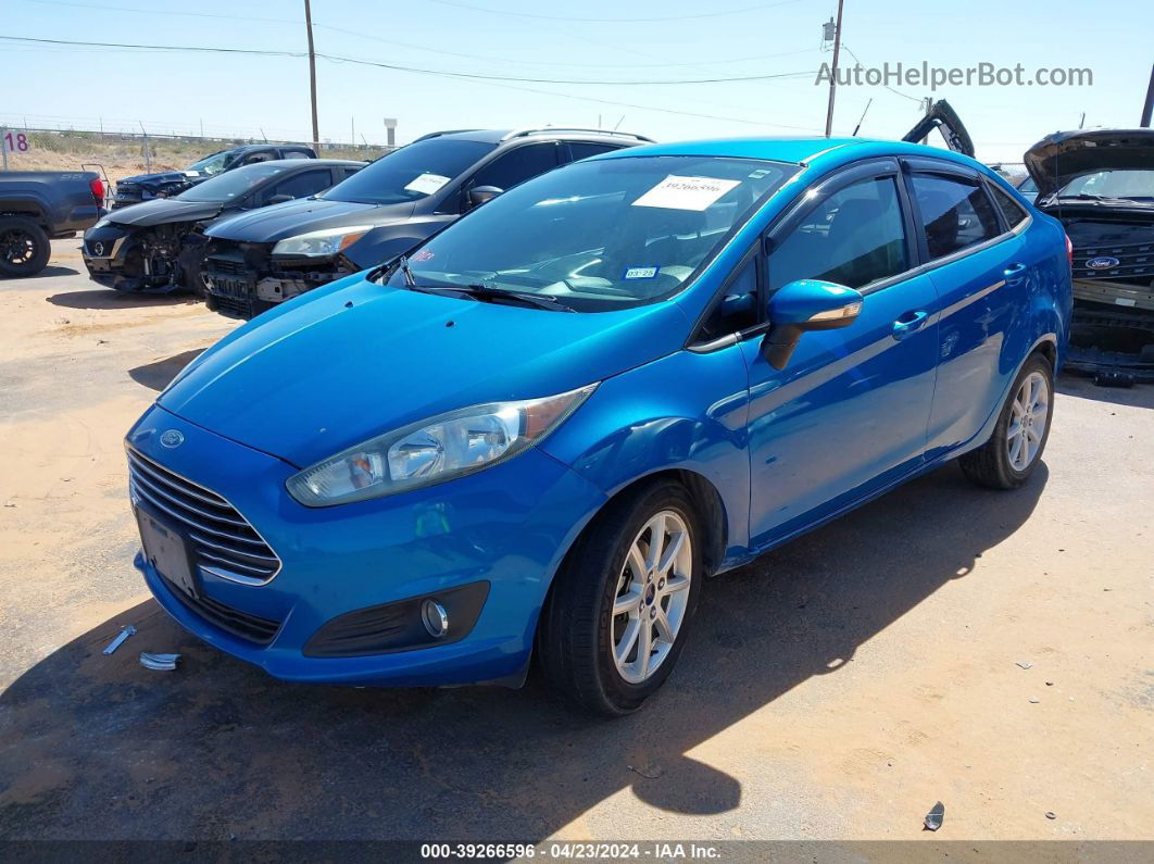 2015 Ford Fiesta Se Blue vin: 3FADP4BJ0FM145738
