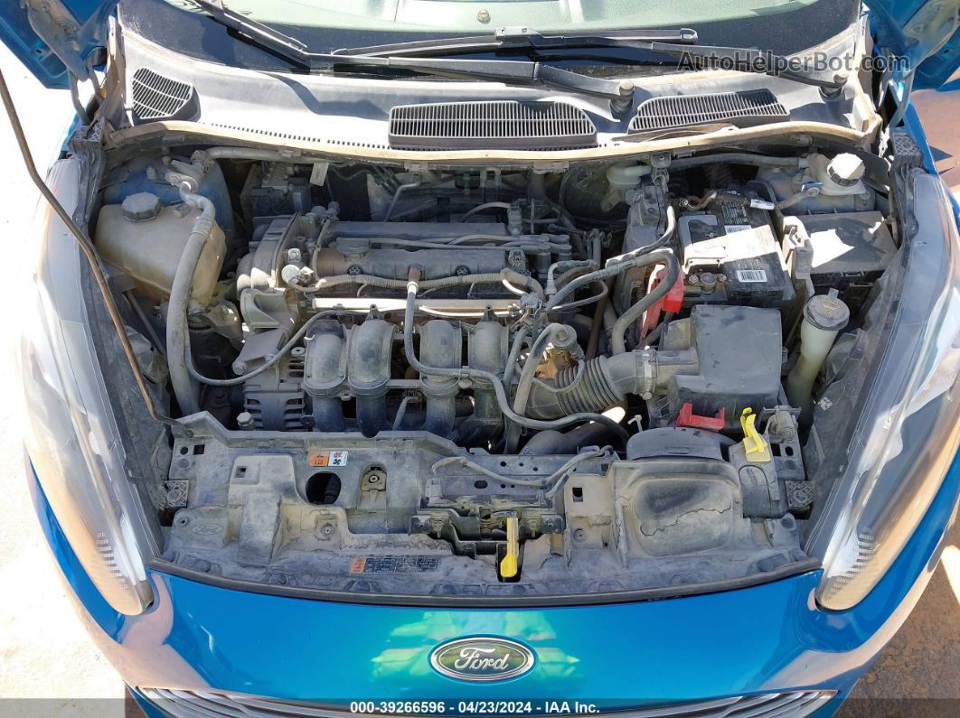 2015 Ford Fiesta Se Синий vin: 3FADP4BJ0FM145738