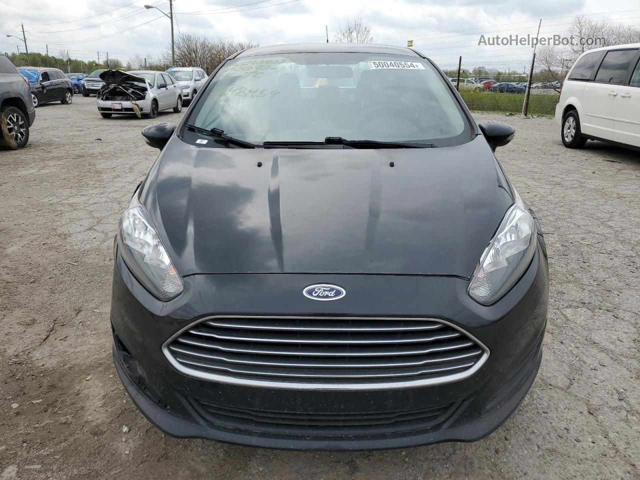 2015 Ford Fiesta Se Black vin: 3FADP4BJ0FM148459