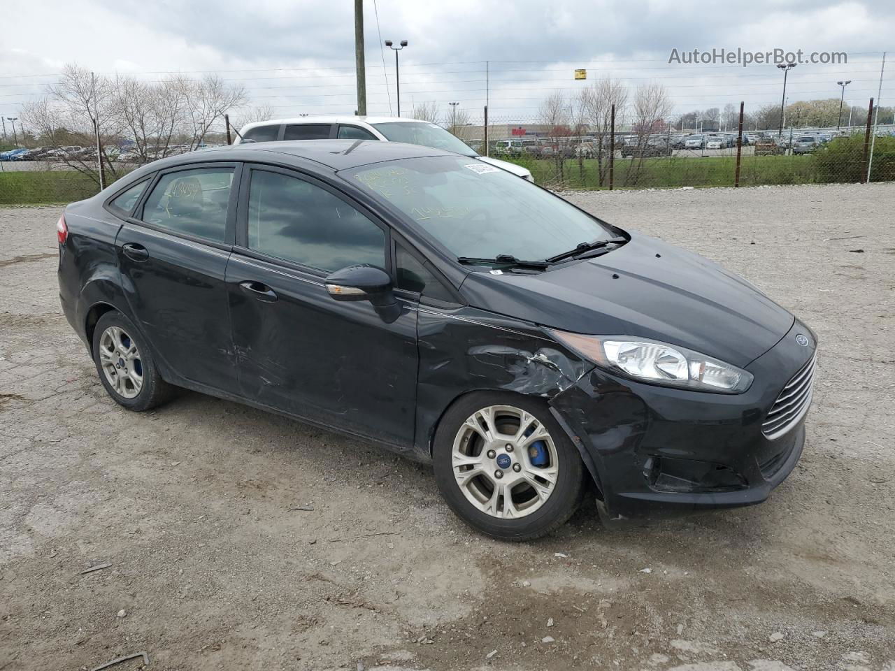 2015 Ford Fiesta Se Black vin: 3FADP4BJ0FM148459