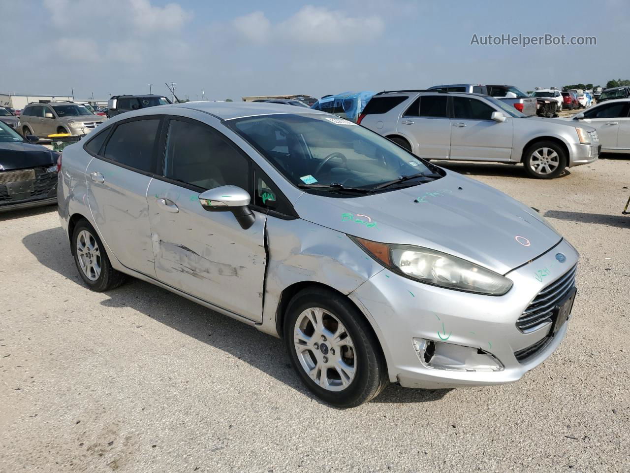 2015 Ford Fiesta Se Silver vin: 3FADP4BJ0FM158392