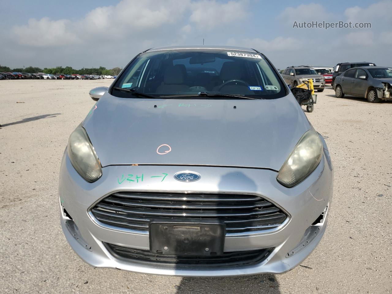 2015 Ford Fiesta Se Silver vin: 3FADP4BJ0FM158392