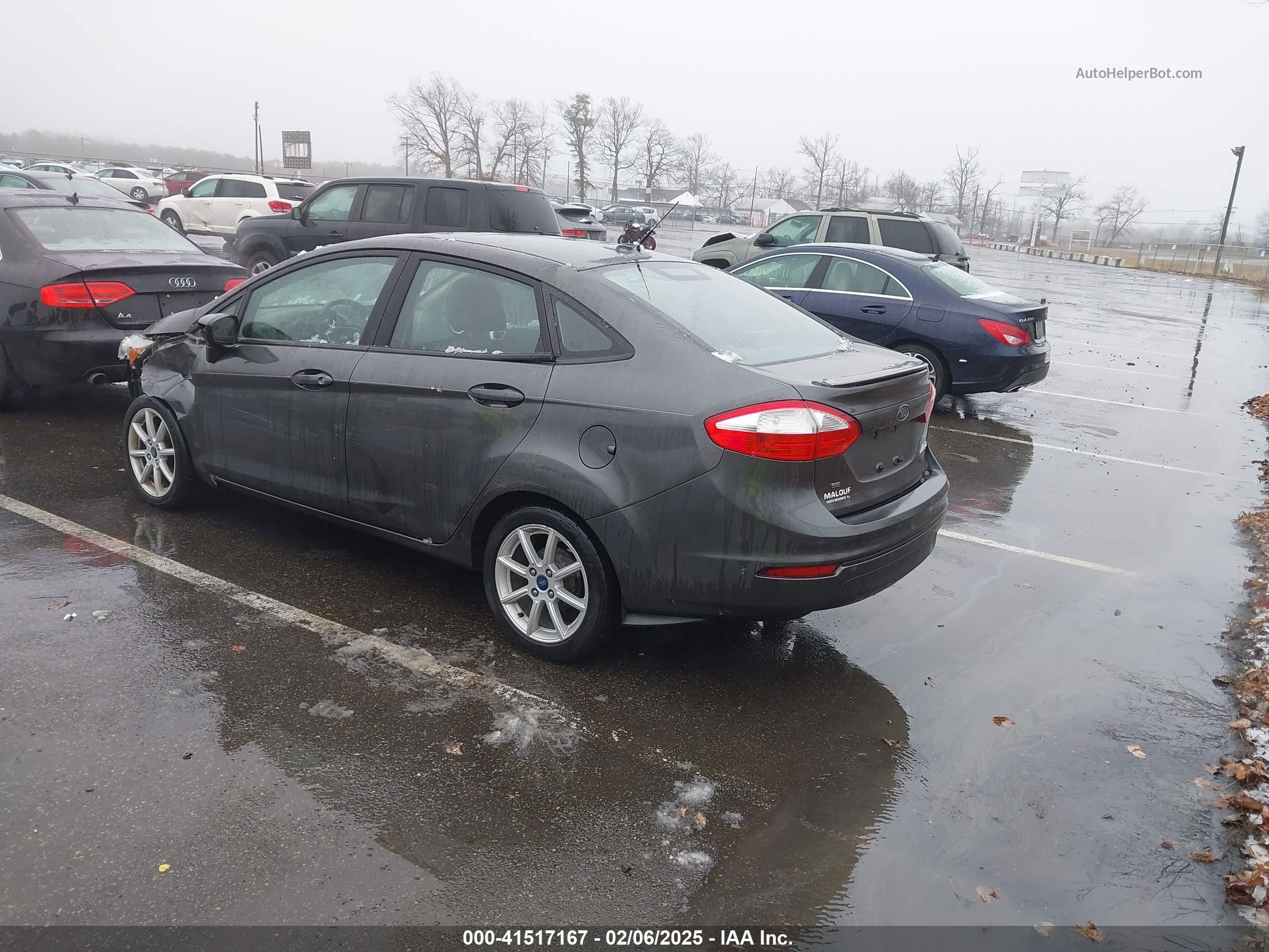 2015 Ford Fiesta Se Серый vin: 3FADP4BJ0FM170901