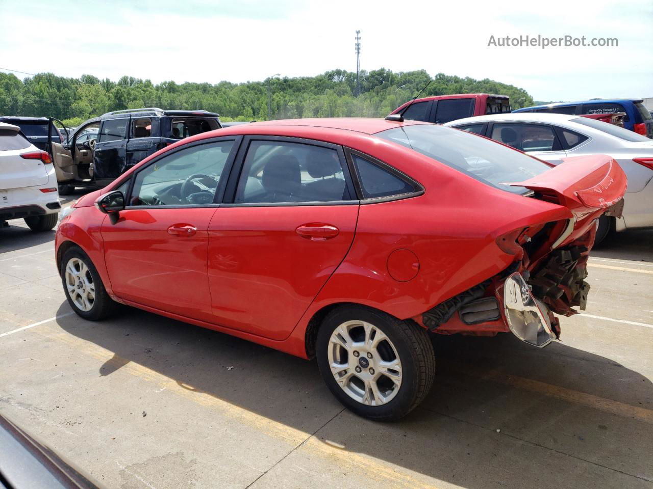 2015 Ford Fiesta Se Red vin: 3FADP4BJ0FM216307