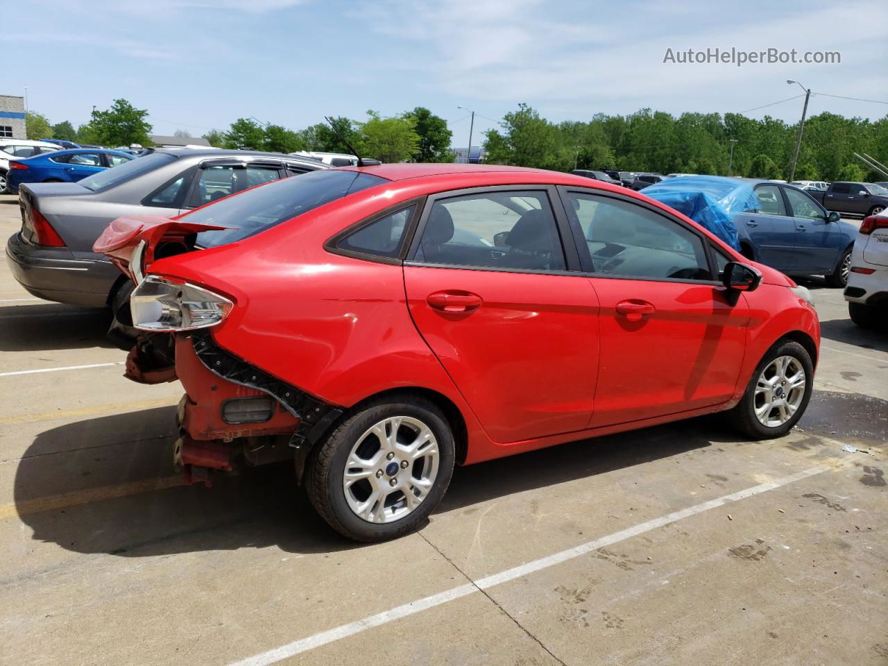 2015 Ford Fiesta Se Red vin: 3FADP4BJ0FM216307