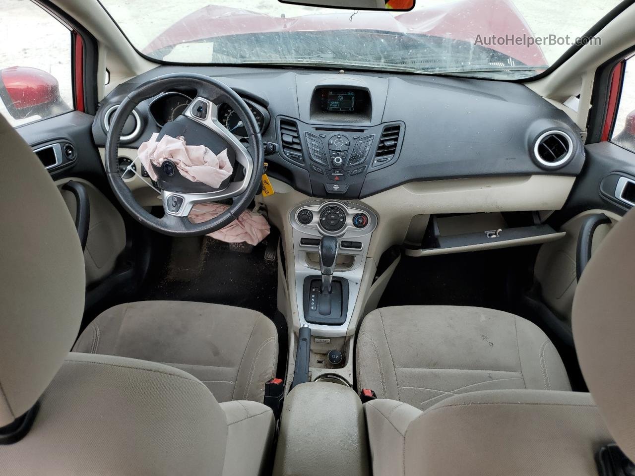 2015 Ford Fiesta Se Red vin: 3FADP4BJ0FM219336