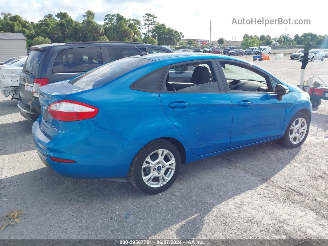 2015 Ford Fiesta Se Blue vin: 3FADP4BJ0FM223483