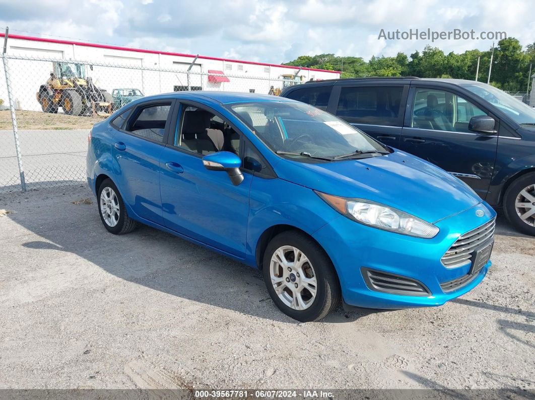 2015 Ford Fiesta Se Blue vin: 3FADP4BJ0FM223483