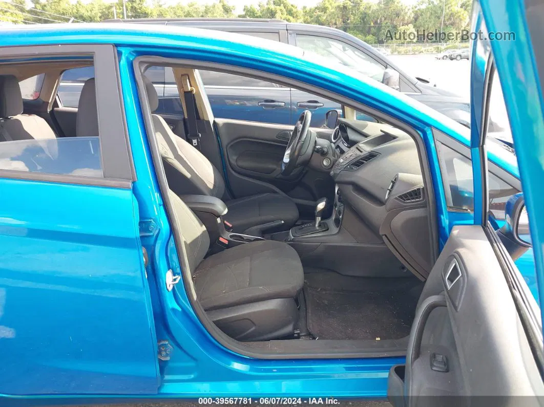 2015 Ford Fiesta Se Blue vin: 3FADP4BJ0FM223483