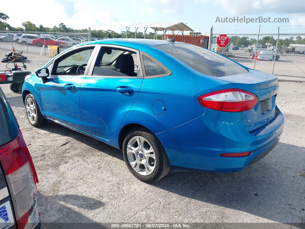 2015 Ford Fiesta Se Blue vin: 3FADP4BJ0FM223483