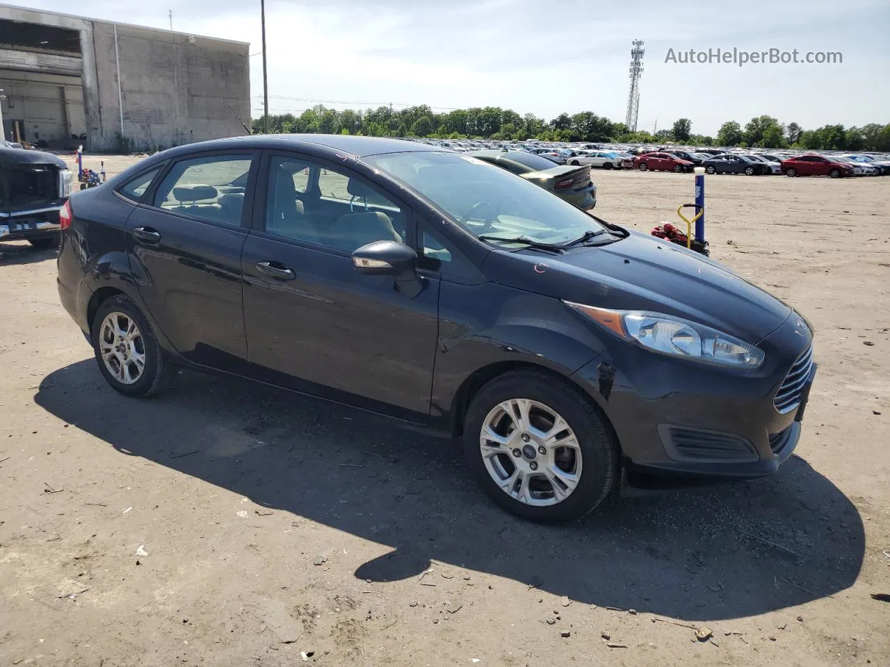 2016 Ford Fiesta Se Black vin: 3FADP4BJ0GM141979