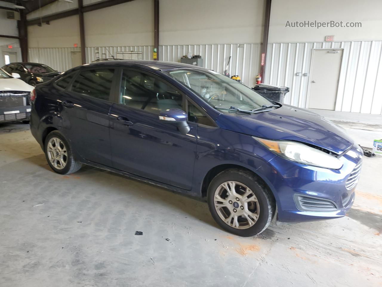 2016 Ford Fiesta Se Blue vin: 3FADP4BJ0GM164355