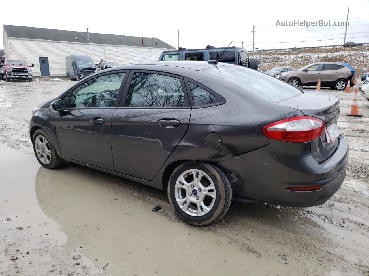 2016 Ford Fiesta Se Gray vin: 3FADP4BJ0GM164811