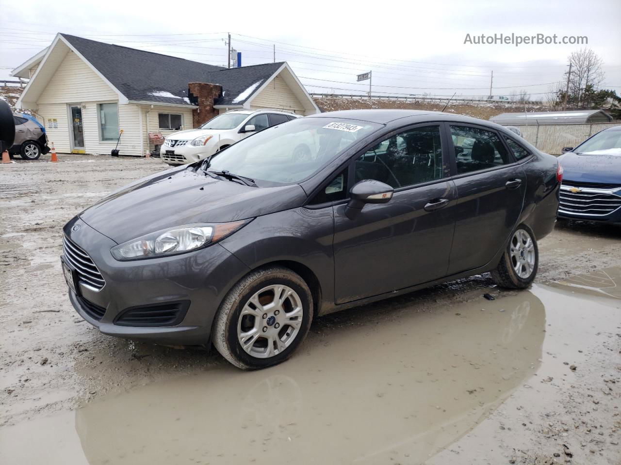 2016 Ford Fiesta Se Gray vin: 3FADP4BJ0GM164811