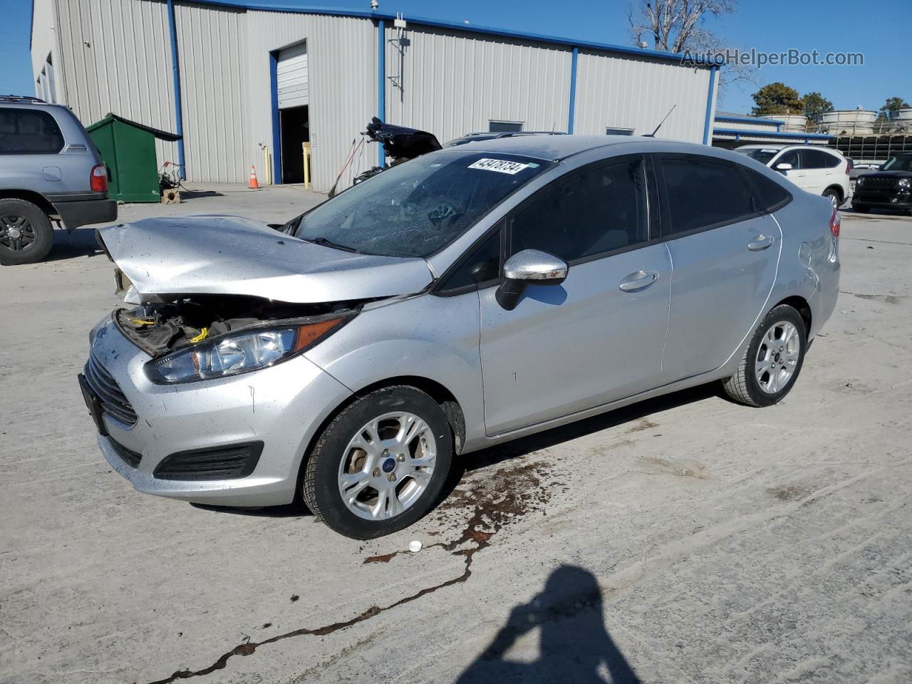 2016 Ford Fiesta Se Silver vin: 3FADP4BJ0GM167319