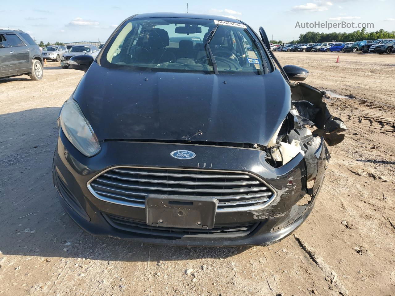 2016 Ford Fiesta Se Black vin: 3FADP4BJ0GM184363