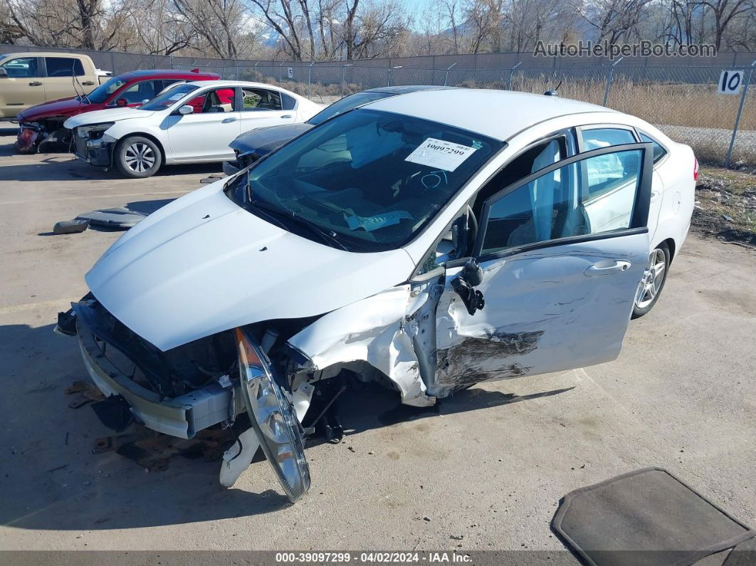 2017 Ford Fiesta Se White vin: 3FADP4BJ0HM104075