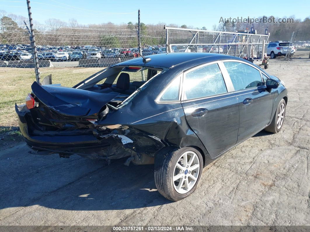 2017 Ford Fiesta Se Black vin: 3FADP4BJ0HM125394