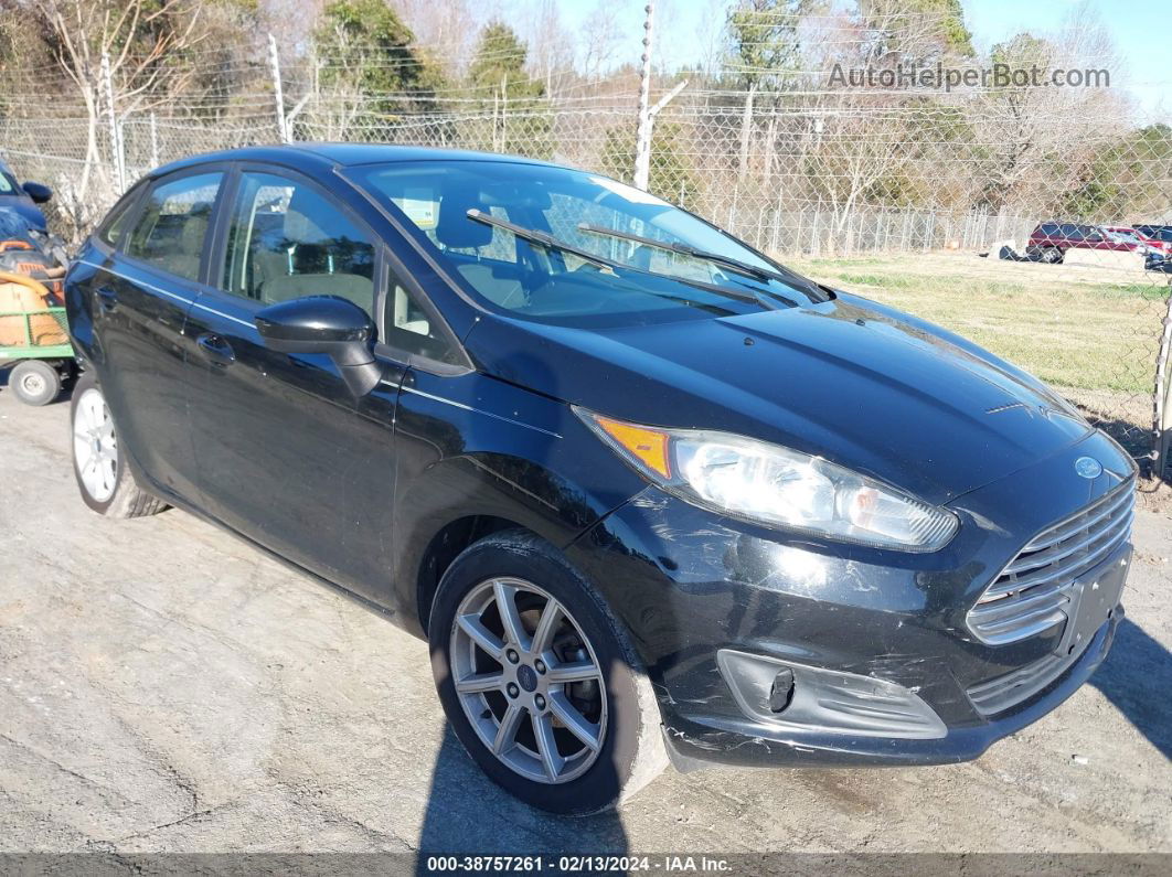 2017 Ford Fiesta Se Black vin: 3FADP4BJ0HM125394