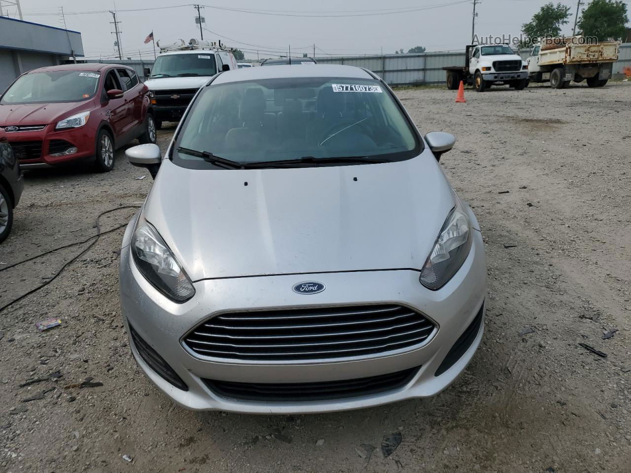 2017 Ford Fiesta Se Silver vin: 3FADP4BJ0HM136038