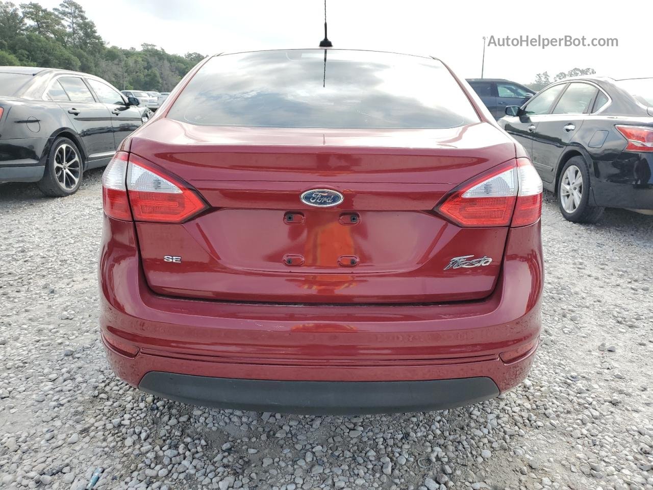 2017 Ford Fiesta Se Red vin: 3FADP4BJ0HM144589